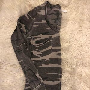 Z-Supply grey camo shirt